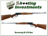 Browning Model 65 218 Bee Exc Cond! - 1 of 4