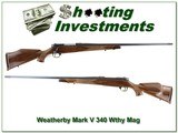 Weatherby Mark V Deluxe 340 Wthy Mag Exc Cond! - 1 of 4