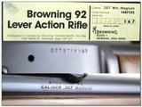 Browning Model 92 rare 357 Magnum in box - 4 of 4