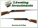 Browning A5 Magnum 20 Gauge 73 Belgium - 1 of 4
