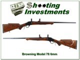 Browning 78 6mm 26in Octagonal XX Wood near new! - 1 of 4