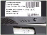 Ithaca 1911 M1911-N 45 ACP unfired on case - 4 of 4