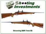 Browning BBR VERY RARE 7mm-08 Exc Cond! - 1 of 4