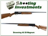 Browning A5 Magnum 20 Gauge 28in VR Invector Exc Cond - 1 of 4