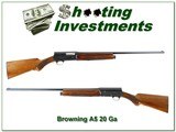 Browning A5 20 Ga 1959 Belgium 28in Modified - 1 of 4