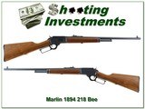 Marlin 1894 CL Classic JM Marked 218 BEE near new - 1 of 4