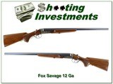 Fox Savage Model B 12 Gauge 26in IC and Mod - 1 of 4