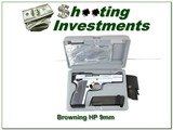 Browning High Power Stainless 9mm in case - 1 of 4