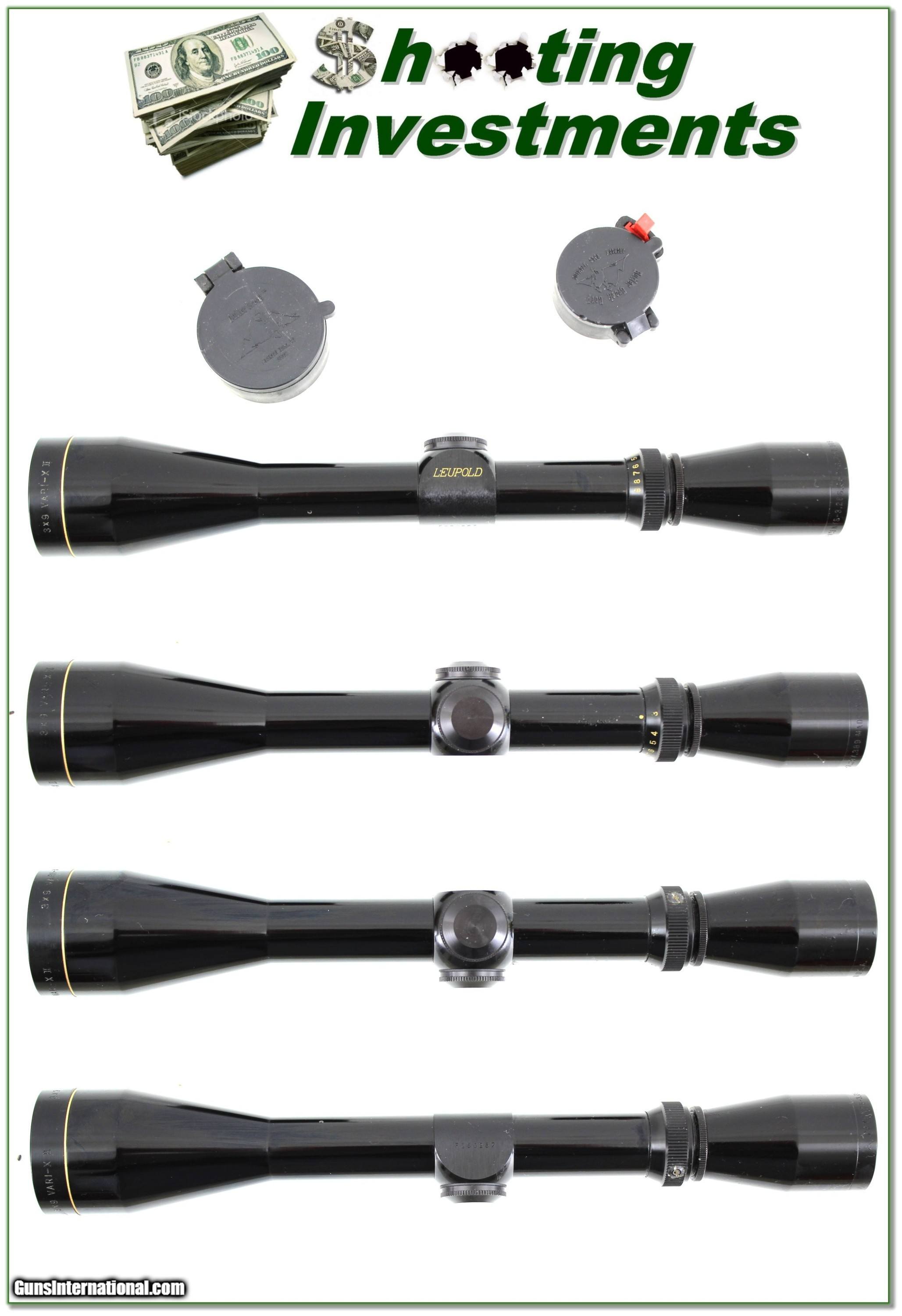 Redfield Widefield 4x Gloss Rifle Scope With Covers