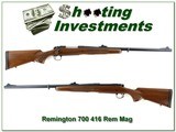 Remington 700 Custom Shop 416 Remington near new! - 1 of 4
