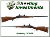Browning Model 78 30-06 26in octagonal barrel - 1 of 4