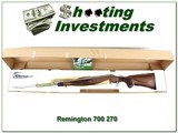 Remington 700 CDL SF 270 WIN Stainless fluted Walnut NIB - 1 of 4