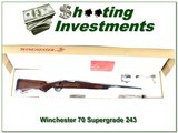 Winchester Model 70 Supergrade 243 Win NIB! - 1 of 4
