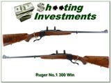 Ruger No.1 Sporter 300 Win Mag pre-warning collector! - 1 of 4