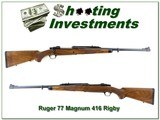 Ruger 77 Magnum Safari in 416 Rigby as new! - 1 of 4