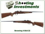 Browning A-Bolt 22 LR Exc Cond! - 1 of 4