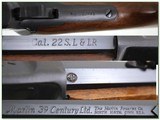 Marlin 39 A 22 LR JM Century Limited 20in octagonal barrel - 4 of 4