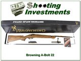 Browning A-Bolt 22LR RARE Laminated New and Unfired in box! - 1 of 4