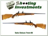 Sako Deluxe rare 7mm-08 Rem excellent wood! - 1 of 4
