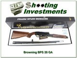 Browning BPS Engraved 20 Gauge 1996 made NIB and perfect! - 1 of 4