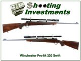 Winchester pre-64 Model 70 1953 220 Swift original! - 1 of 4