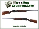 Browning A5 Grade II pre-war 1930 made 16 Gauge Solid Rib - 1 of 4