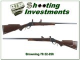 Browning Model 78 22-250 round heavy barrel Exc Cond! - 1 of 4