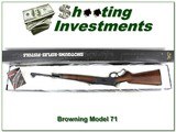 Browning Model 71 348 Win NEW IN BOX! 20in carbine. - 1 of 4