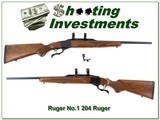 Ruger No.1 hard to find 204 Ruger in as new looks unfired - 1 of 4