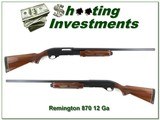 Remington 870 Wingmaster 12 Ga Collector Con 2 barrels! - 1 of 4
