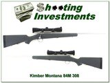 Kimber 84M Montana Stainless in 308 Win Leupold scope - 1 of 4