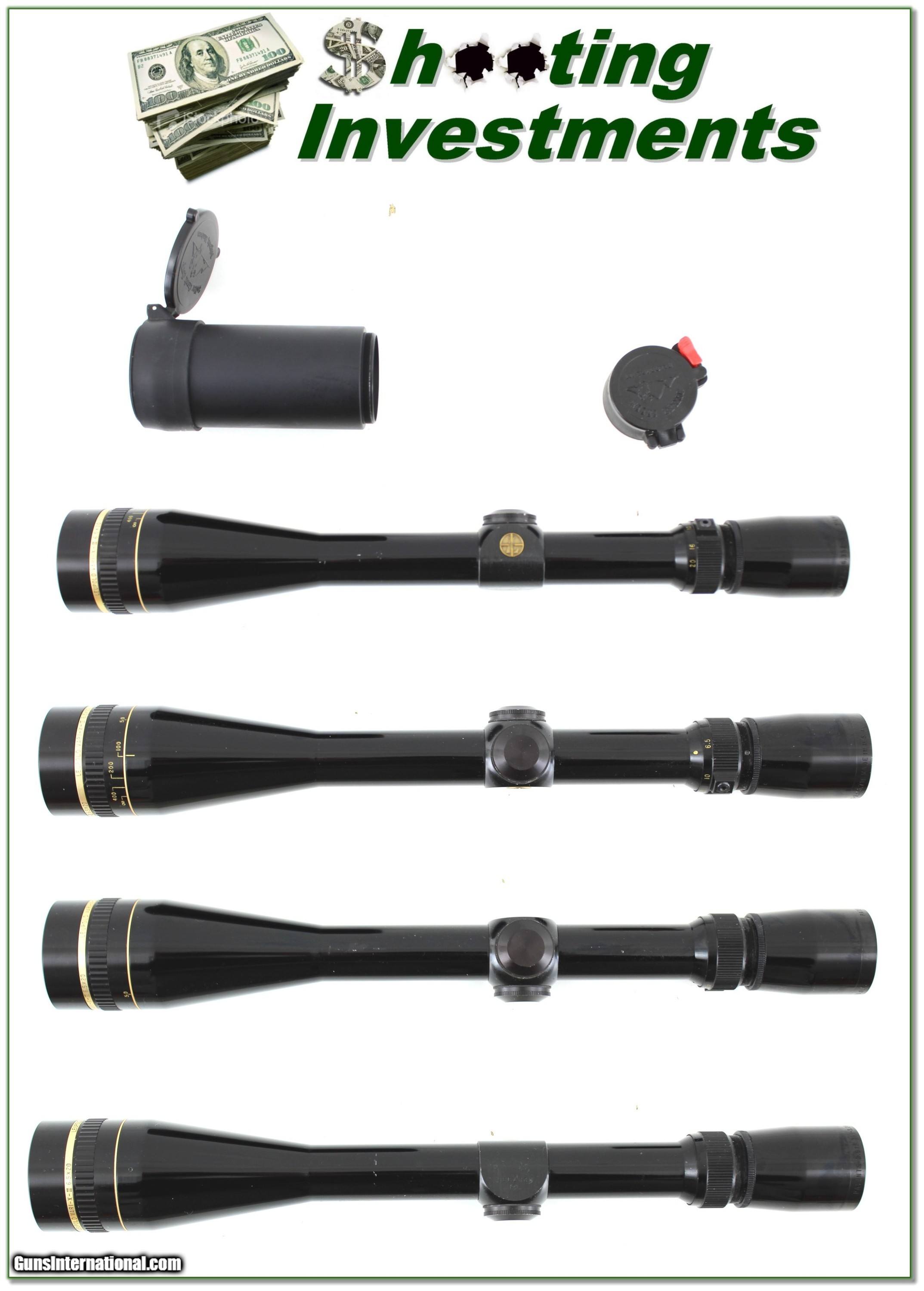 Leupold 6.520 AO VariX III GLOSS rifle scope Sun Shield!