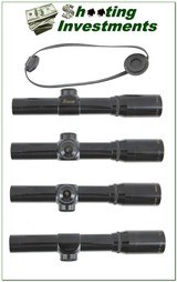 Burris 4X Mini GLOSS compact high-quality scope with covers! - 1 of 1