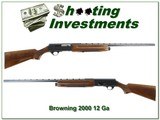 Browning B 2000 1974 Belgium made 12 Gauge 3in Magnum - 1 of 4