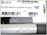 Weatherby Mark V Accumark RC 257 Wthy factory new - 4 of 4