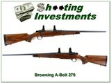 Browning A-Bolt Medallion in 270 Winchester - 1 of 4