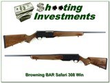 Browning BAR Safari Grade 308 Exc Cond! - 1 of 4