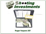 Ruger Vaquero HIGH GLOSS Stainless 357 Mag 5.5" NIC - 1 of 4