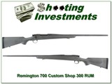Remington 700 Custom Shop 300 RUM like new! - 1 of 4