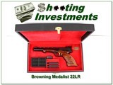 Browning Medalist 22 Auto 66 Belgium exc cond in case! - 1 of 4