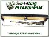 Browning BLR Stainless Laminated Takedown RARE 450 Marlin new! - 1 of 4