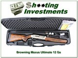 Browning MAXUS ULTIMATE 12 GA 3in 28in UNFIRED in case! - 1 of 4