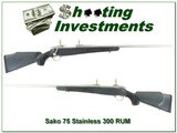 Sako 75 All-Weather Stainless 300 RUM as new - 1 of 4