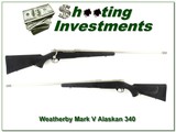 Weatherby Mark V Alaskan 340 Wthy Mag with accu-break - 1 of 4