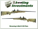 Browning A-Bolt II 223 Rem factory camo stock - 1 of 4