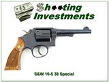 Smith & Wesson Model 10-5 38 Special 5in pinned Exc Collector cond - 1 of 4