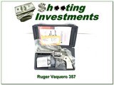 Ruger Vaquero HIGH GLOSS Stainless 357 Mag 5.5" NIC - 1 of 4