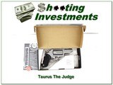 Taurus Stainless The Judge 410 45 3in barrel 2.5in cylinder in box! - 1 of 4