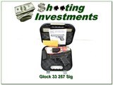 Glock 33 357 Sig compact unfired in case 2 mags - 1 of 4