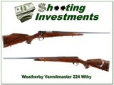 Weatherby Mark V Varmintmaster 224 Wthy Mag near new! - 1 of 4